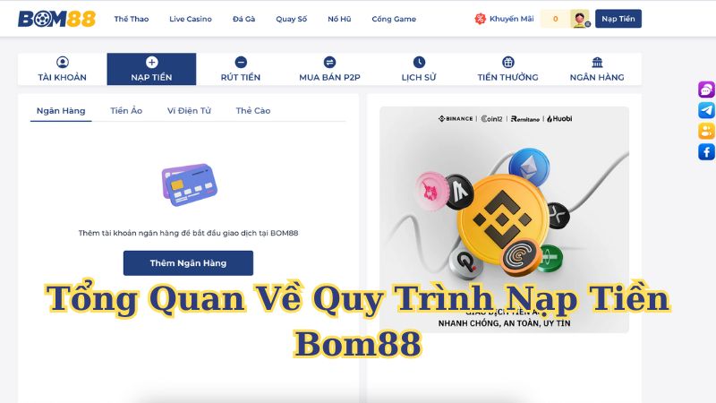 Tổng Quan Về Quy Trình Nạp Tiền Bom88